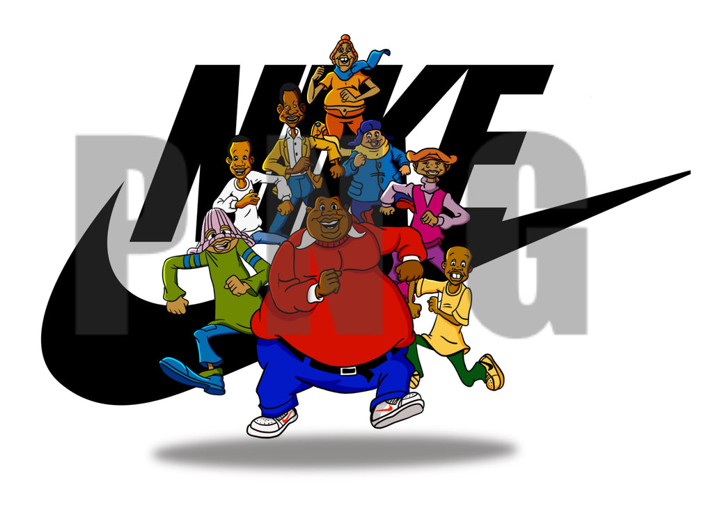 Digital PNG Albert & Gang Nike