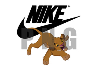 Digital PNG Lion King Nike