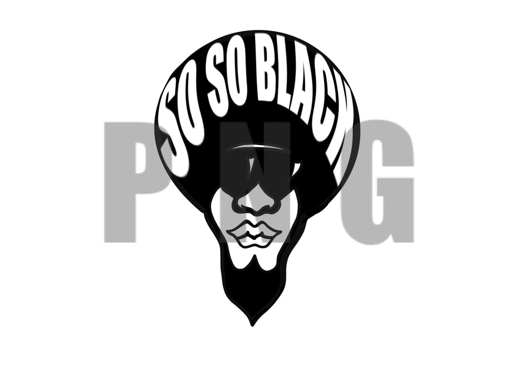 Digital PNG SOSO Black